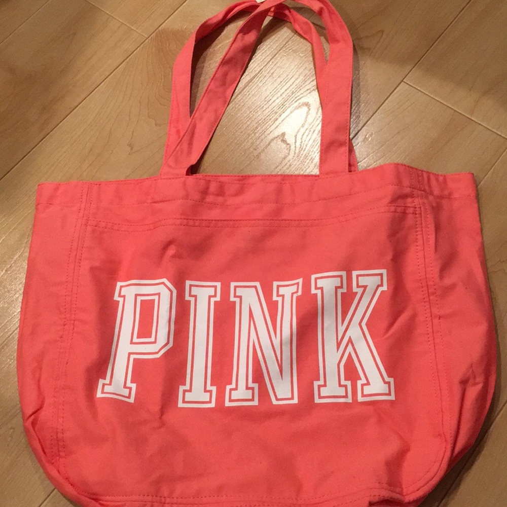 Victoria Secret Pink Coral tote. New